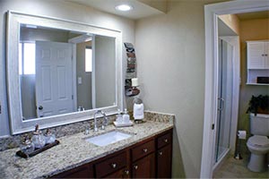 Giallo Ornamental Granite Bathroom